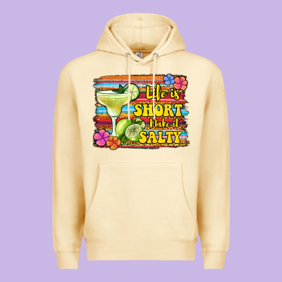 Life Is Short Make It Salty 1 Premium Hoodie Designed By Jasminsmagicworld