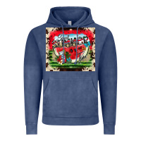 Vintage Denim summer vibes Vintage Hoodie - CowhideDigitalArt