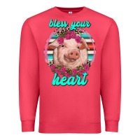 Cardinal bless your heart pig Premium Sweatshirt - RanaPortraitStore