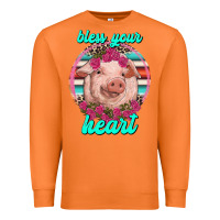 Carrot bless your heart pig Premium Sweatshirt - RanaPortraitStore