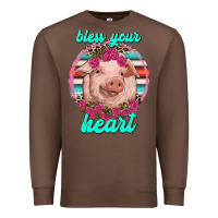 Chestnut bless your heart pig Premium Sweatshirt - RanaPortraitStore