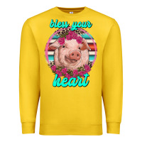 Lemon bless your heart pig Premium Sweatshirt - RanaPortraitStore