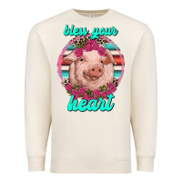 Sandshell bless your heart pig Premium Sweatshirt - RanaPortraitStore