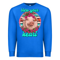 True Royal bless your heart pig Premium Sweatshirt - RanaPortraitStore