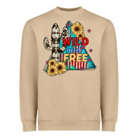 Mushroom Wıld and Free Heavyweight Sweatshirt - JahusDesignShop