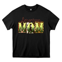 Black American Mom Mother's Day Heavy Core Tee - CowGirlArtShop
