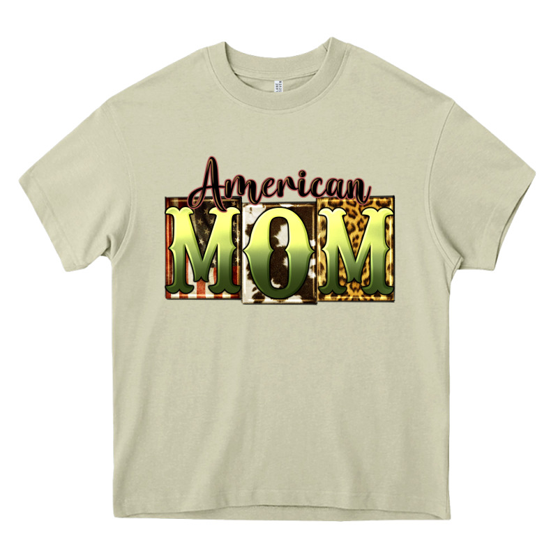American Mom Mother's Day Heavy Core Tee by CowGirlArtShop | Teevron