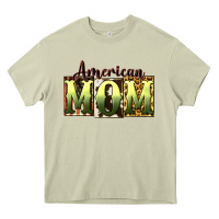 Mossy American Mom Mother's Day Heavy Core Tee - CowGirlArtShop