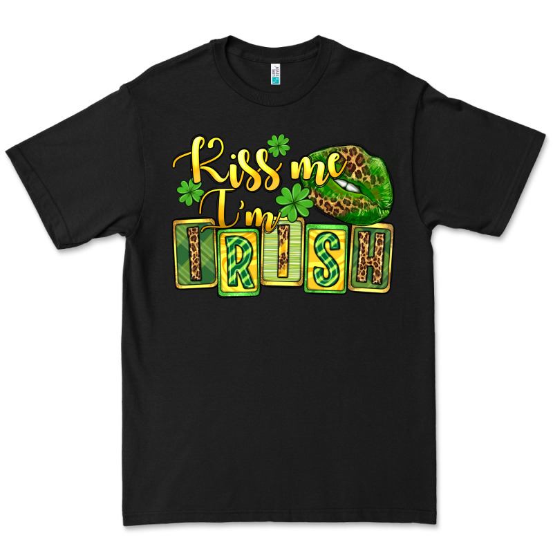 St. Patrick's Kiss Me I Am Irish Premium Tee by OliviaCreatesArt | Teevron