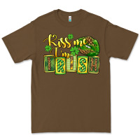 Cacao St. Patrick's Kiss me i am irish Premium Tee - OliviaCreatesArt