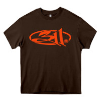Chocolate Brown 311 halloween weekend concerts Heavy Core Tee - maiPhamDesign