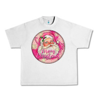 Lunar Rock Pink Merry Christmas Santa Urban Heavy Tee - FaDigitalArtStudio