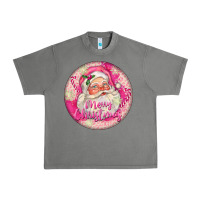 Tornado Pink Merry Christmas Santa Urban Heavy Tee - FaDigitalArtStudio