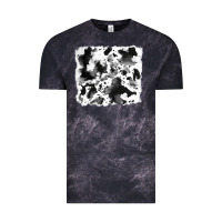 Cloud Black cowhide Vintage Tee - RanaPortraitStore