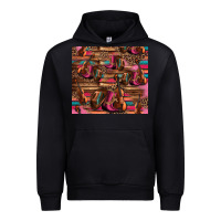 Black valentines day violin and cowboy boots country music Urban Hoodie - Jasminsmagicworld
