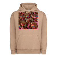 Pigment Burro valentines day violin and cowboy boots country music Urban Hoodie - Jasminsmagicworld
