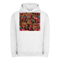 Pigment Lunar Rock valentines day violin and cowboy boots country music Urban Hoodie - Jasminsmagicworld