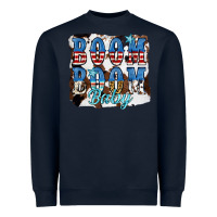 Navy Boom Boom Baby Heavyweight Sweatshirt - JahusDesignShop
