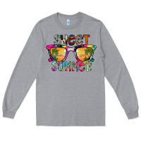 Heather Grey Sweet Summer Long Sleeve Tee - CowhideDigitalArt
