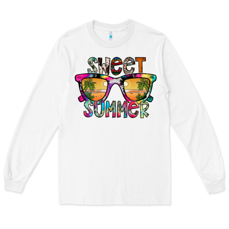 Sweet Summer Long Sleeve Tee by CowhideDigitalArt | Teevron