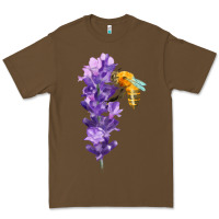Cacao honey bee with lavender fa element Premium Tee - FaDigitalArtStudio