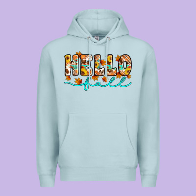Hello Fall Premium Hoodie Designed By Artiststas