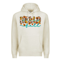 Oatmeal Heather hello fall Premium Hoodie - Artiststas