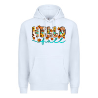 White hello fall Premium Hoodie - Artiststas