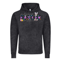 Vintage Black Happy Easter Y'all Vintage Hoodie - CowhideDigitalArt