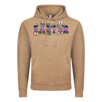 Vintage Coffee Happy Easter Y'all Vintage Hoodie - CowhideDigitalArt