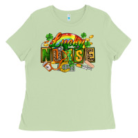 Matcha lucky nurse Ladies Tee - FaDigitalArtStudio