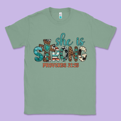 She Is Strong Classic Tee Designed By Artiststas