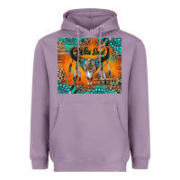 Lavender wild soul boho bull skull Heavyweight Hoodie - RanaPortraitStore