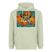Matcha wild soul boho bull skull Heavyweight Hoodie - RanaPortraitStore