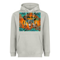 Moon Dust wild soul boho bull skull Heavyweight Hoodie - RanaPortraitStore