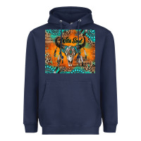 Navy wild soul boho bull skull Heavyweight Hoodie - RanaPortraitStore
