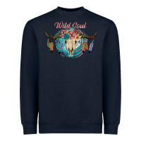 Navy Wild Soul Heavyweight Sweatshirt - JahusDesignShop