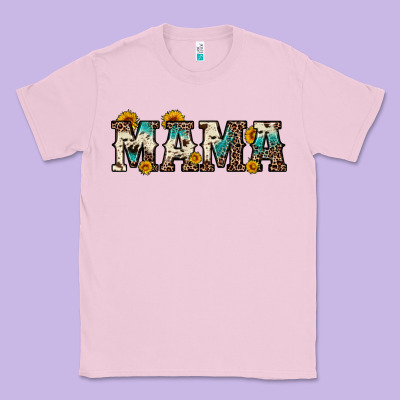 Mama Sunflower Leopard Classic Tee Designed By Oliviacreatesart