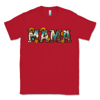 Red mama sunflower leopard Classic Tee - OliviaCreatesArt