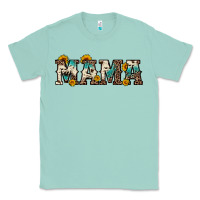 Seafoam mama sunflower leopard Classic Tee - OliviaCreatesArt