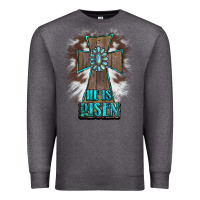 Charcoal Heather cross1 Premium Sweatshirt - RanaPortraitStore