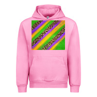 Fuchsia Pink mardi gras carnival Urban Hoodie - Jasminsmagicworld