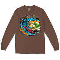 Chestnut Summer Vibes Long Sleeve Tee - CowhideDigitalArt