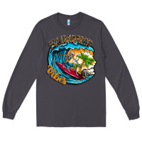 Smoke Summer Vibes Long Sleeve Tee - CowhideDigitalArt