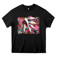 Black indian headdress valentine's day Heavy Core Tee - Jasminsmagicworld