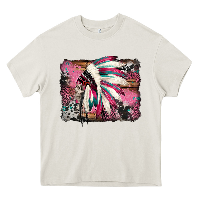 Indian Headdress Valentine's Day Heavy Core Tee by Jasminsmagicworld | Teevron