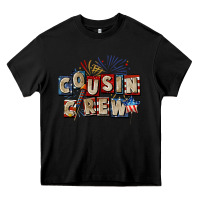 Black Cousin crew 4th of july Heavy Core Tee - CowGirlArtShop