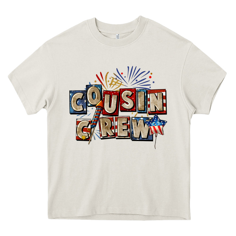 Cousin Crew 4th Of July Heavy Core Tee by CowGirlArtShop | Teevron