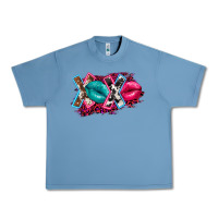 Pebble Blue Western Xoxo Urban Heavy Tee - FaDigitalArtStudio