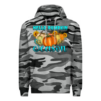 Slate Camo hello pumpkin season Premium Hoodie - Artiststas